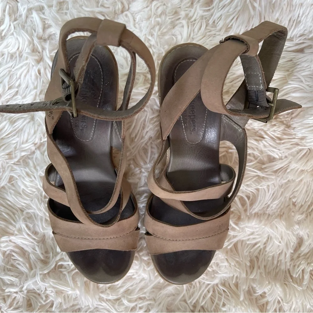 TIMBERLAND Danforth Earthkeepers With Anti-fatigue platform Sandals Shoes Sz 5.5